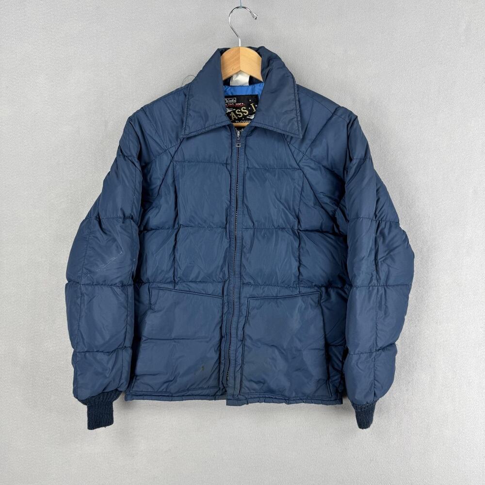 Vintage Walls Jacket Mens 36 Blue Blizzard-Pruf Class I Down Puffer USA Outdoor